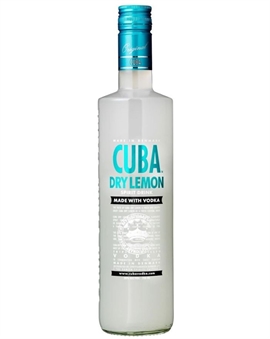 Cuba Dry Lemon Flavored Vodka Spirit Drink 70 cl 30%